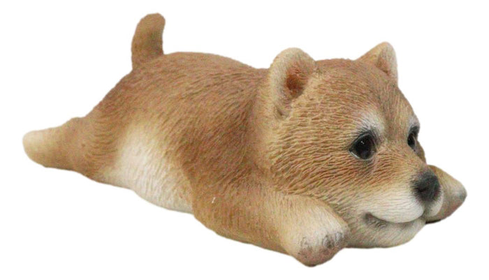 Ebros Gift Adorable Shiba Inu Dog Magnetic Figurine 5" Long Pet Pal Puppy Dogs Accent