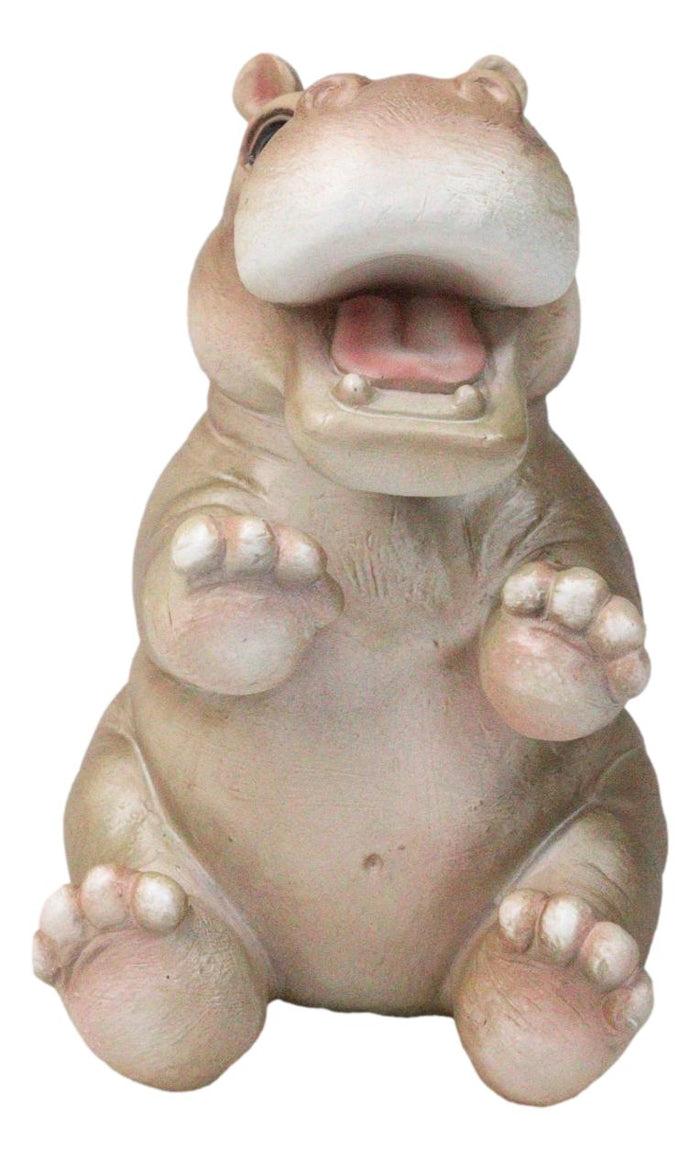 Ebros Gift Adorable Sub Saharan African River Common Hippopotamus Calf Figurine 4.75"H