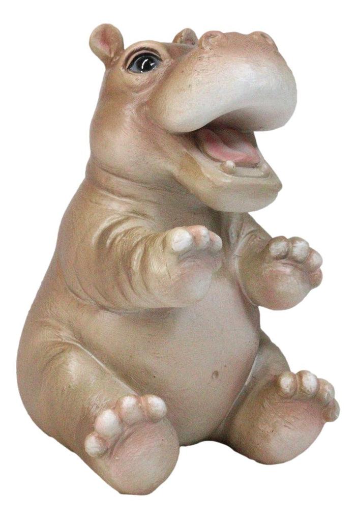 ebros gift Adorable Sub Saharan African River Common Hippopotamus Calf Figurine 4.75"H
