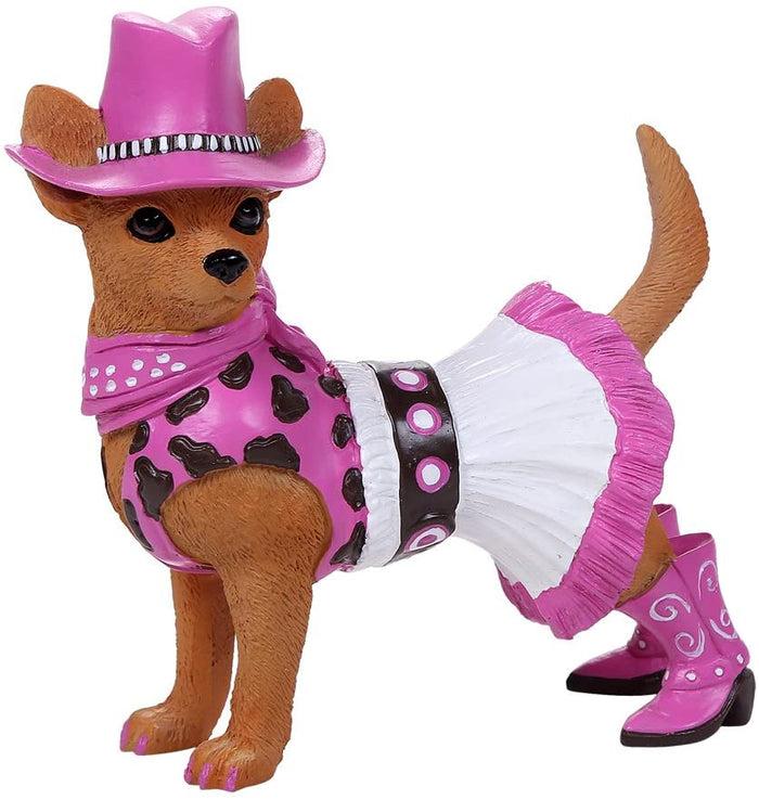 ebros gift Adorable Western Cowgirl Chihuahua Collection Cute Chihuahua In Costume Dog Coll