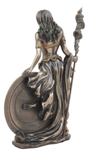 Ebros Gift All Mother Goddess Frigga Holding Spear And Shield Statue Norse Asgard Wife Odin