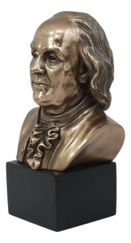 Ebros Gift American Founding Father Benjamin Franklin Bust Statue Patriotic Political Hero