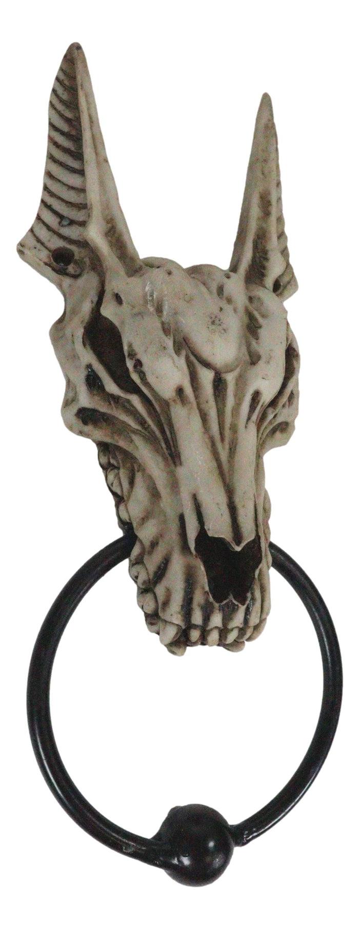 Ebros Gift Ancient Egyptian Anubis Guardian God Of The Dead Skull Decorative Door Knocker