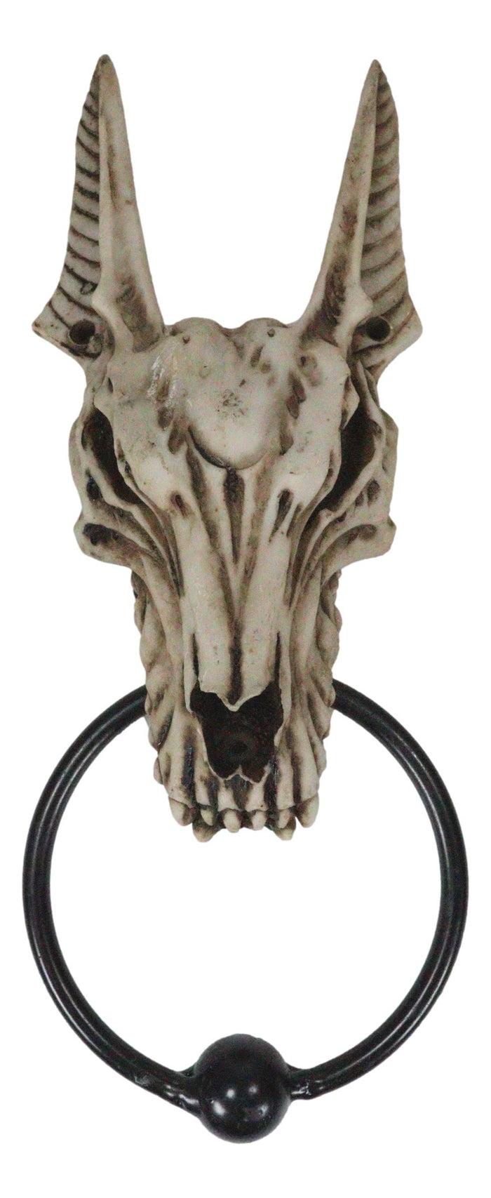Ebros Gift Ancient Egyptian Anubis Guardian God Of The Dead Skull Decorative Door Knocker