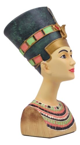 Ebros Gift Ancient Egyptian Beautiful Queen Nefertiti Bust Statue 9" Tall Classical Decor