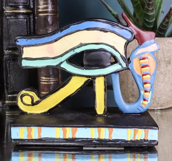 ebros gift Ancient Egyptian Culture Wedjat Eye Of Horus Figurine Protection Wealth Health