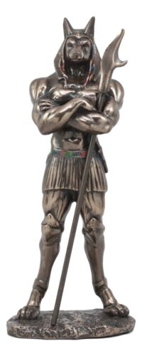 Ebros Gift Ancient Egyptian Deity God Anubis With War Staff Statue God Of Afterlife Mummy