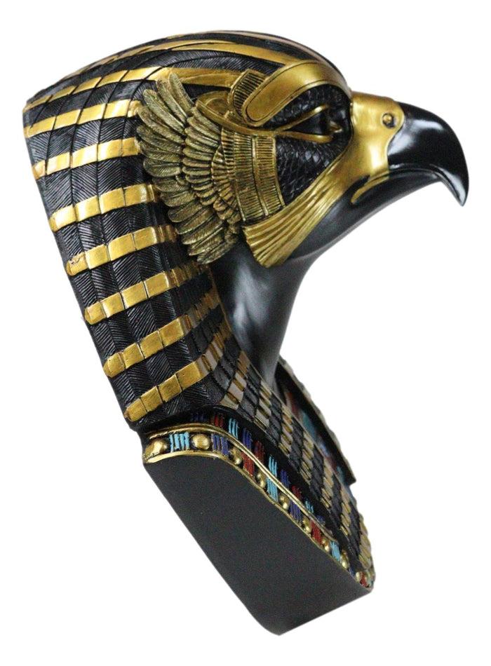 Ebros Gift Ancient Egyptian Deity Horus God Of The Sky Bust Wall Plaque Sculpture 12.25"H