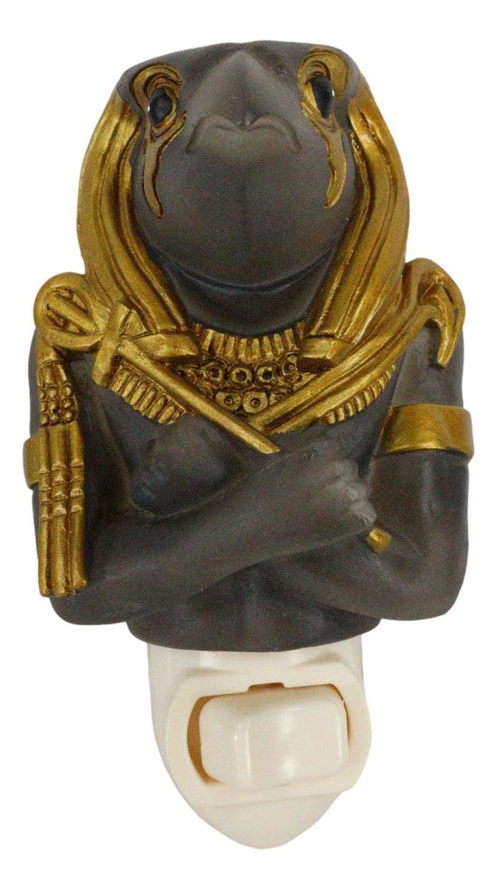 Ebros Gift Ancient Egyptian God Of The Sky And War Horus Wall Plug In LED Night Light Decor