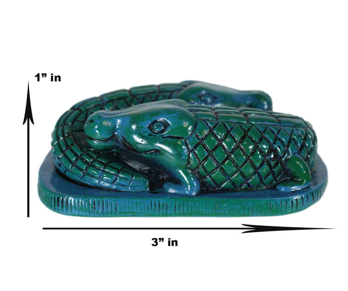 Ebros Gift Ancient Egyptian Gods Of The Nile Sobek Crocodiles Token Amulet Symbol Figurine