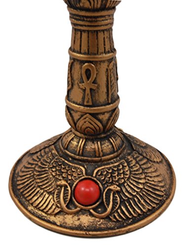 Ebros Gift Ancient Egyptian Horus Falcon Bird God Of The Sky 6oz Wine Goblet Chalice Cup