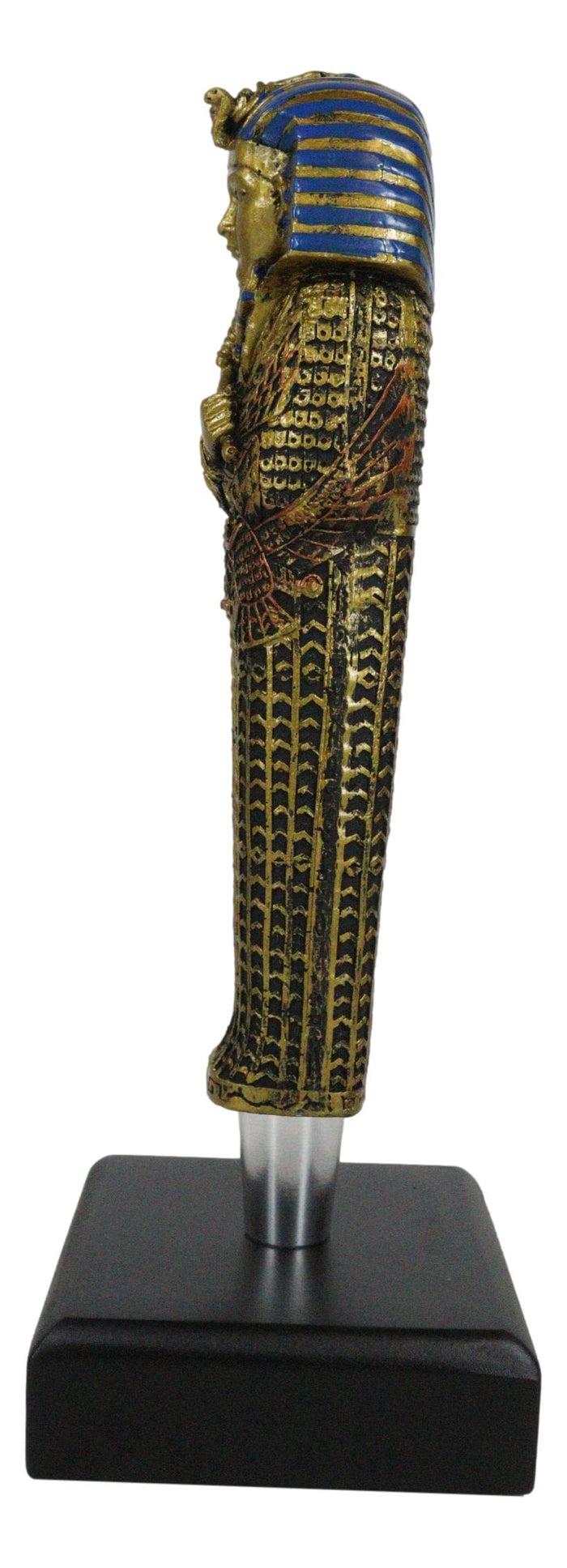 Ebros Gift Ancient Egyptian King Pharaoh Tut Sarcophagus Novelty Beer Tap Handle Figurine