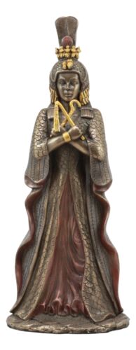 ebros gift Ancient Egyptian Queen Cleopatra Statue Goddess Isis Decorative Figurine 12"H