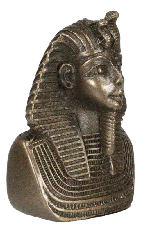 Ebros Gift Ancient Egyptian Son Of Horus Pharaoh Mask Of King Tut Collectible Mini Figurine