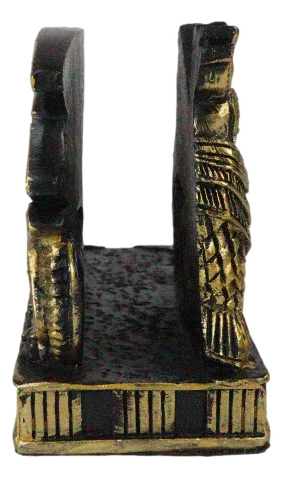 Ebros Gift Ancient Egyptian Wedjat Eye Of Horus Uraeus Cobra Business Card Holder Figurine