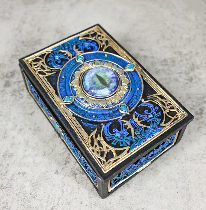 ebros gift Ancient Mythology Wicca All Seeing Eye Of Providence Tarot Cards Trinket Box