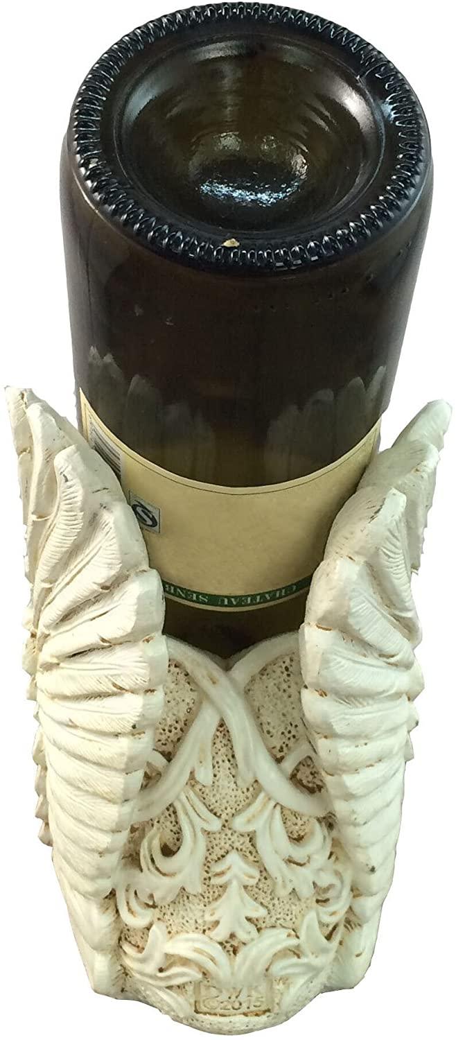 Ebros Gift Angelic Flight Heavenly Wings Purity Cherubs Wine Bottle Holder Figurine