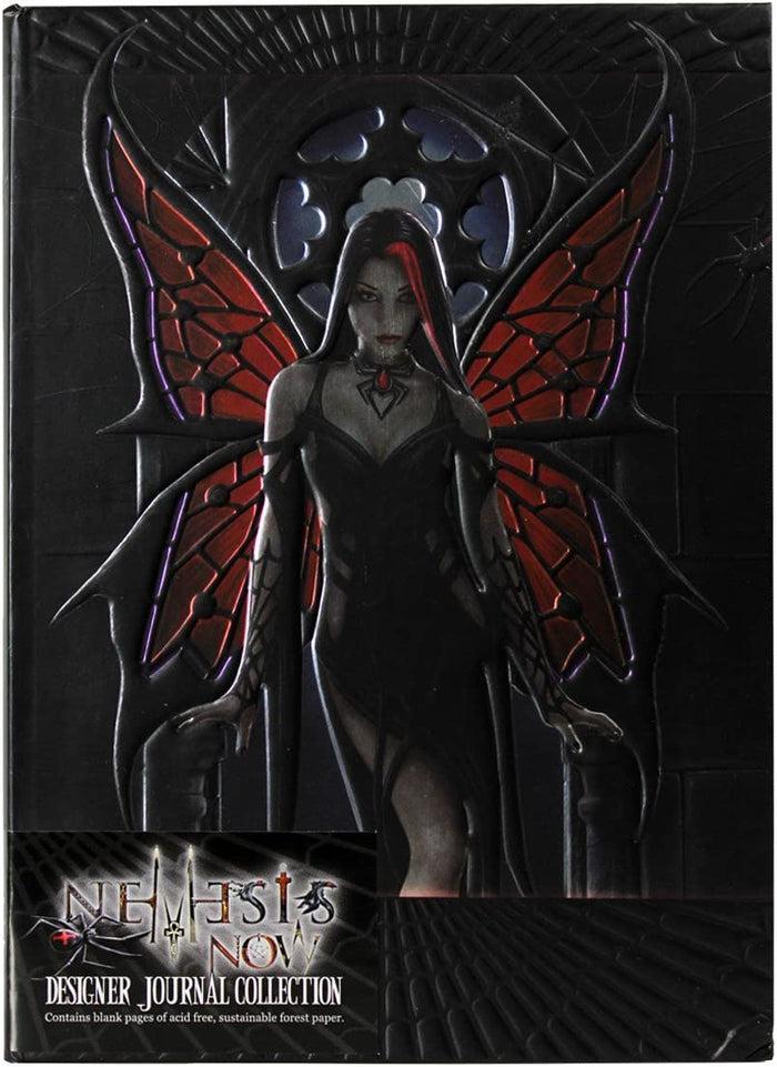 ebros gift Anne Stokes Aracnafaria Spider Fairy 7" Hard Cover Embossed Collector Journal