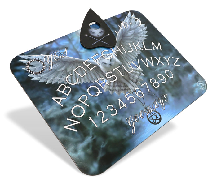 Ebros Gift Anne Stokes Awake Your Magic Owl Pentagram Ouija Spirit Board Game W/ Planchette