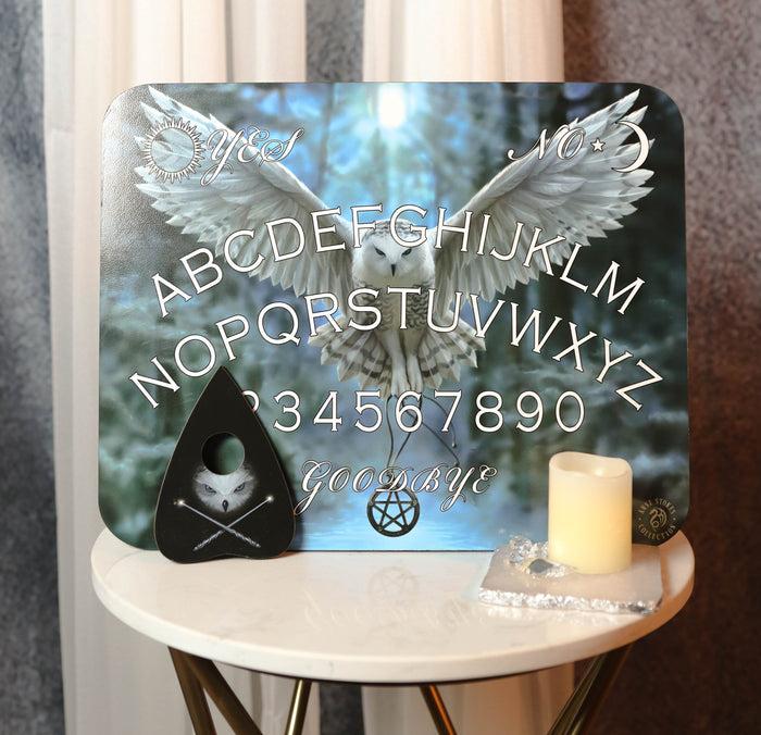 ebros gift Anne Stokes Awake Your Magic Owl Pentagram Ouija Spirit Board Game W/ Planchette