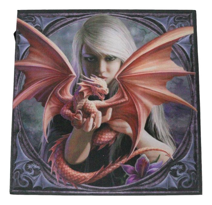 Ebros Gift Anne Stokes Dragonkin Release The Dragon Decorative Jewelry Box With Mirror