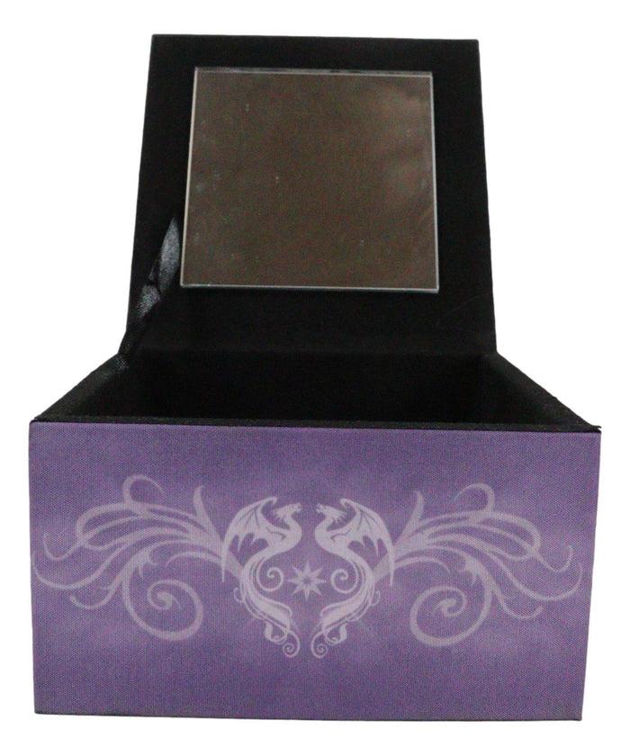 Ebros Gift Anne Stokes Dragonkin Release The Dragon Decorative Jewelry Box With Mirror