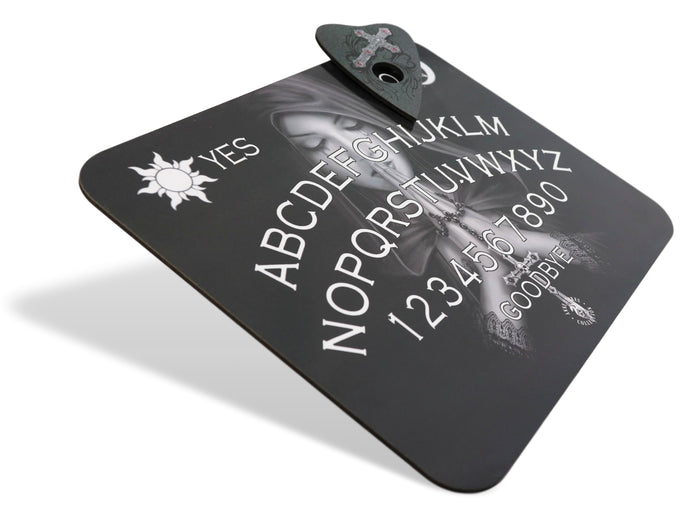 Ebros Gift Anne Stokes Gothic Prayer Dark Angel Ouija Spirit Board Game With Planchette