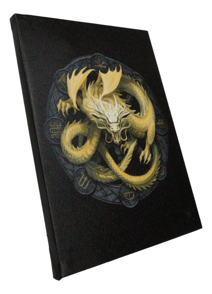 Ebros Gift Anne Stokes Imbolc Drake Sabbats Wheel Of The Year Dragon Canvas Wall Decor