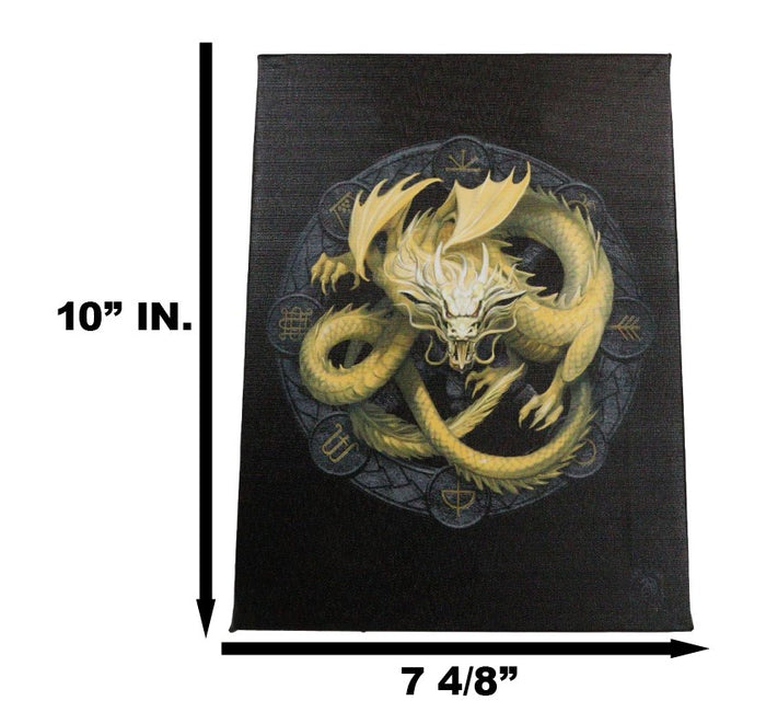 Ebros Gift Anne Stokes Imbolc Drake Sabbats Wheel Of The Year Dragon Canvas Wall Decor