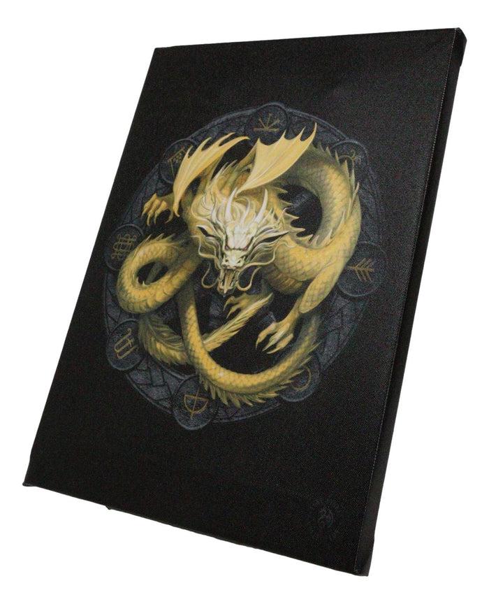 Ebros Gift Anne Stokes Imbolc Drake Sabbats Wheel Of The Year Dragon Canvas Wall Decor