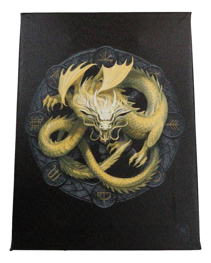 ebros gift Anne Stokes Imbolc Drake Sabbats Wheel of The Year Dragon Canvas Wall Decor