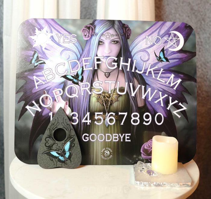 ebros gift Anne Stokes Mystic Aura Fairy Paranormal Ouija Spirit Board Game With Planchette