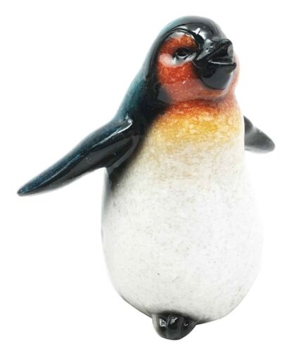 ebros gift Antarctica Natural Habitat Cute Emperor Penguin Chick Trumpeting Figurine