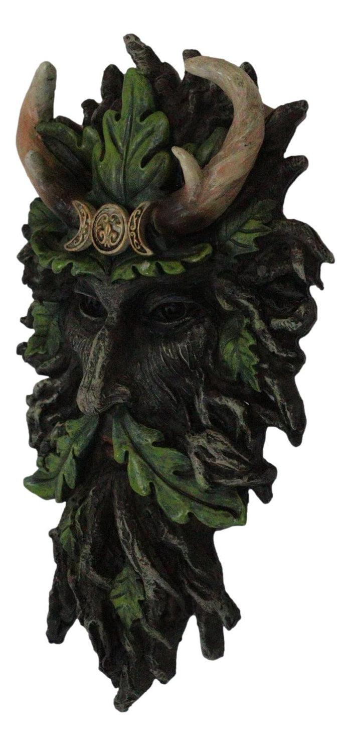 Ebros Gift Antler King Crown Celtic Greenman Wicca Triple Moon Tree Ent Wall Decor Plaque