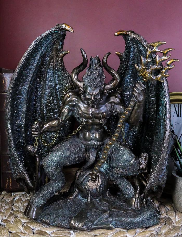 ebros gift Arch Devil Morning Star Figurine Baphomet Statue Fallen Angel