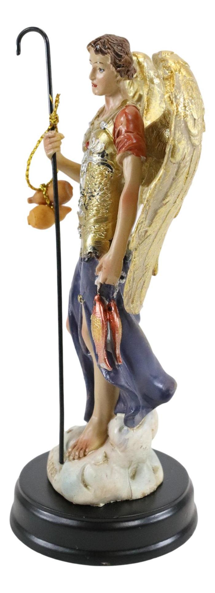 Ebros Gift Archangel Raphael God's Healing 5" Inch Holy Religious Figurine Altar Sculpture