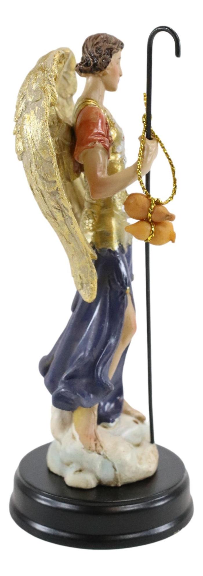 Ebros Gift Archangel Raphael God's Healing 5" Inch Holy Religious Figurine Altar Sculpture