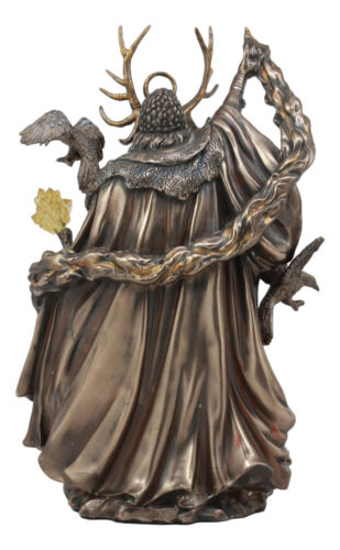 Ebros Gift Arthurian Legend Wizard Merlin With Excalibur Sword Statue Magic Fire Prophet