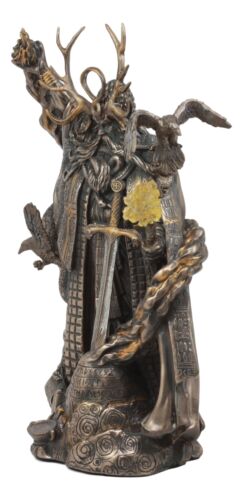 Ebros Gift Arthurian Legend Wizard Merlin With Excalibur Sword Statue Magic Fire Prophet