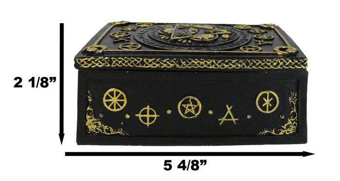 Ebros Gift Astrology Psychic Eye Of Providence Sacred Symbols Wicca Tarot Cards Trinket Box