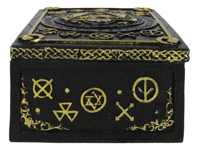 Ebros Gift Astrology Psychic Eye Of Providence Sacred Symbols Wicca Tarot Cards Trinket Box