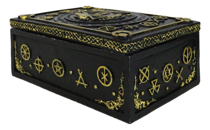 Ebros Gift Astrology Psychic Eye Of Providence Sacred Symbols Wicca Tarot Cards Trinket Box