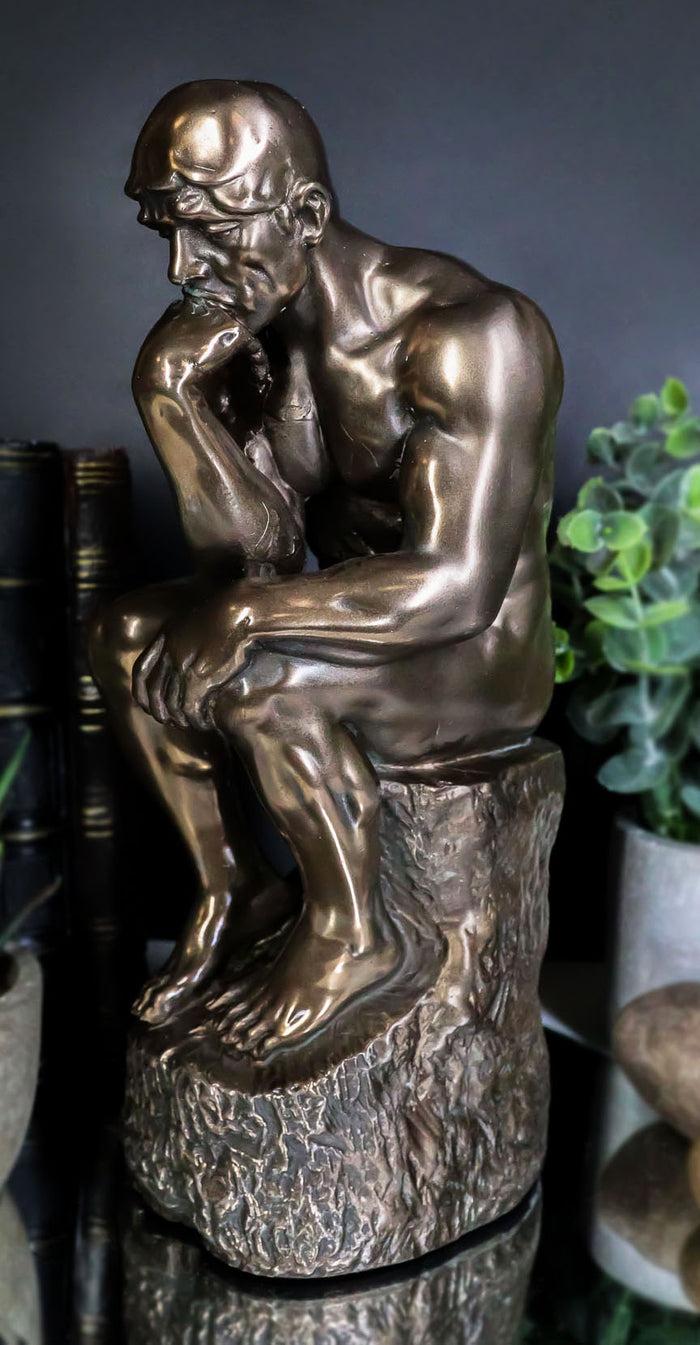 ebros gift Auguste Rodin Masterpiece Le Penseur The Thinker Decorative Figurine 9.25"H