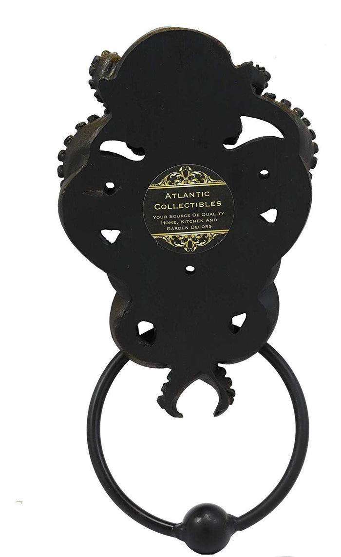 Ebros Gift Bermuda Triangle Nautical Octopus Kraken Ghost Of Cthulhu Door Knocker Figurine