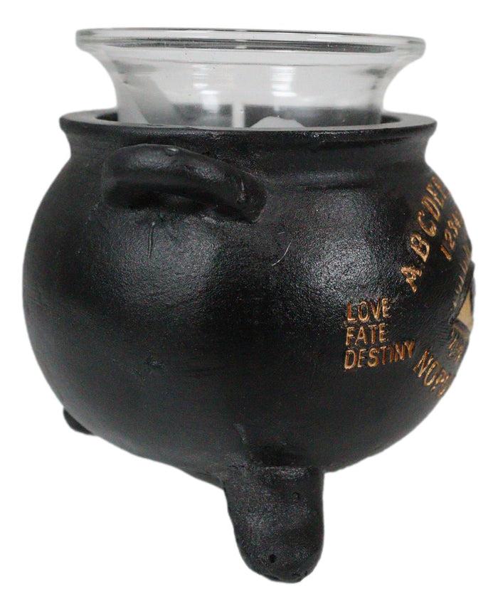 Ebros Gift Black Magic Spirit Board Ouija Evil All Seeing Eye Cauldron Votive Candle Holder