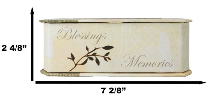 Ebros Gift Blessings Memories Love Joy Mom You Are Loved Wind Up Musical Mirror Trinket Box