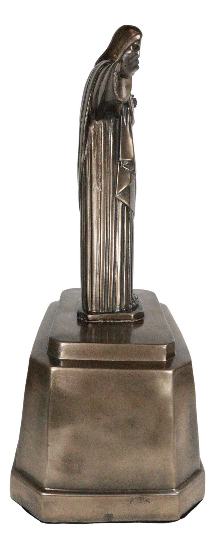 Ebros Gift Brazil Corocovado Mountain Landmark Christ The Redeemer Cremation Urn Figurine