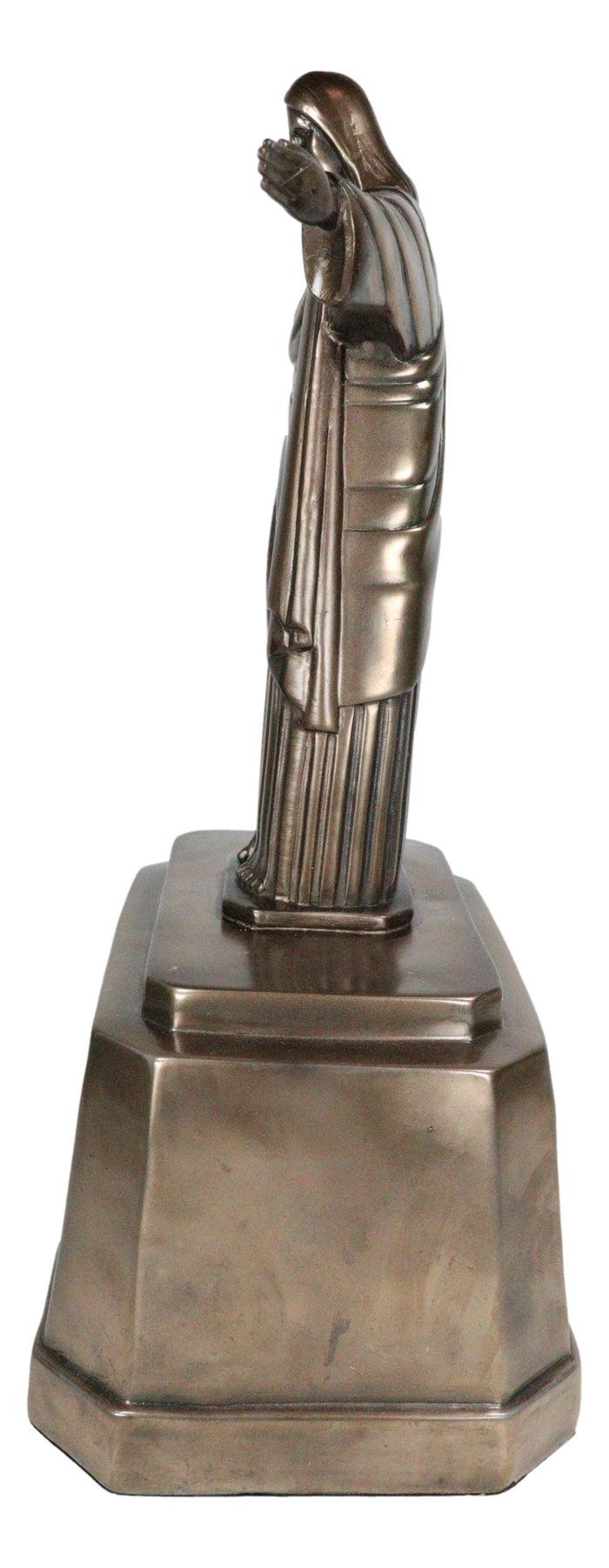 Ebros Gift Brazil Corocovado Mountain Landmark Christ The Redeemer Cremation Urn Figurine