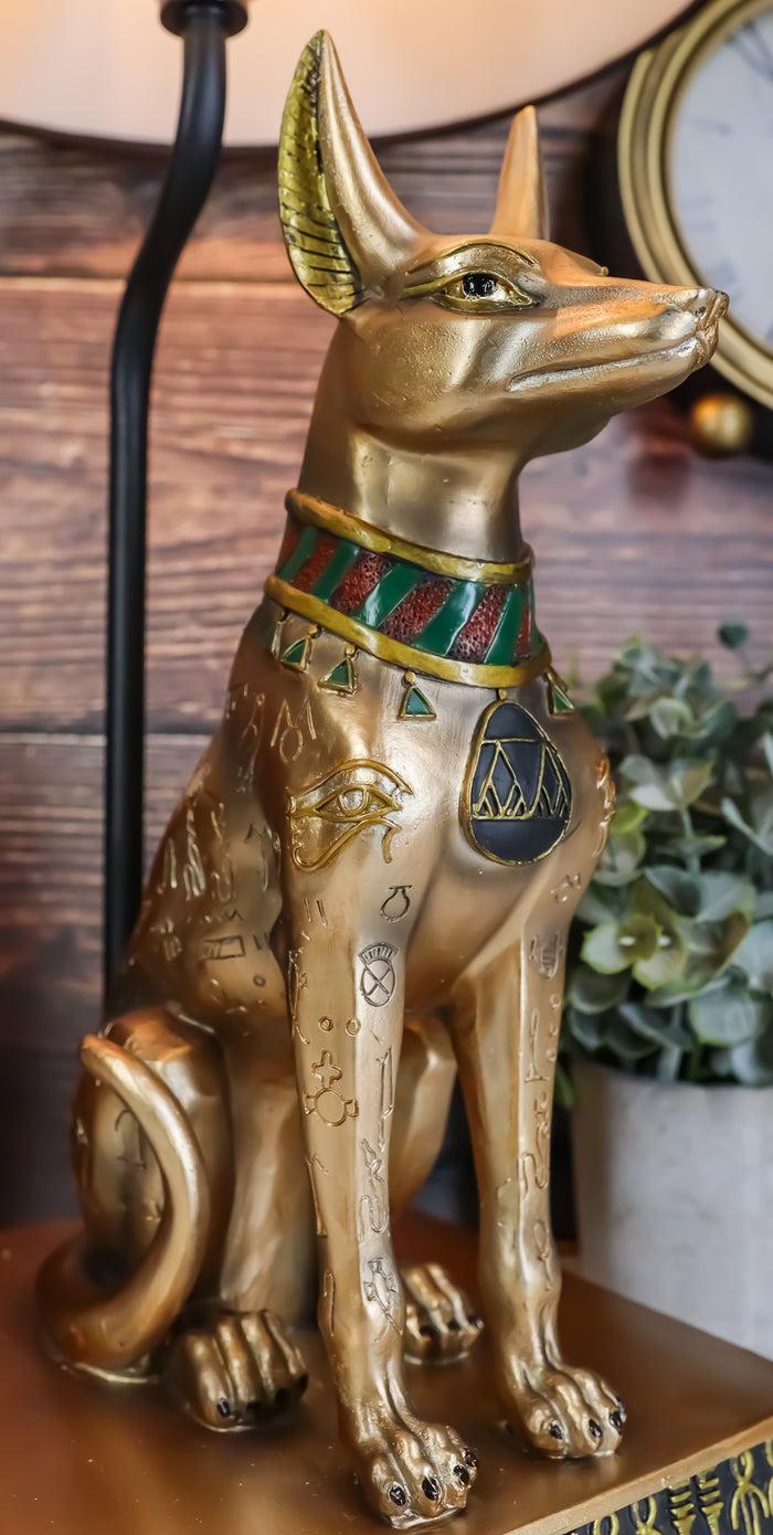 Ebros Gift Bronzed Egyptian God Of Afterlife Death And Mummies Anubis Table Lamp Statue