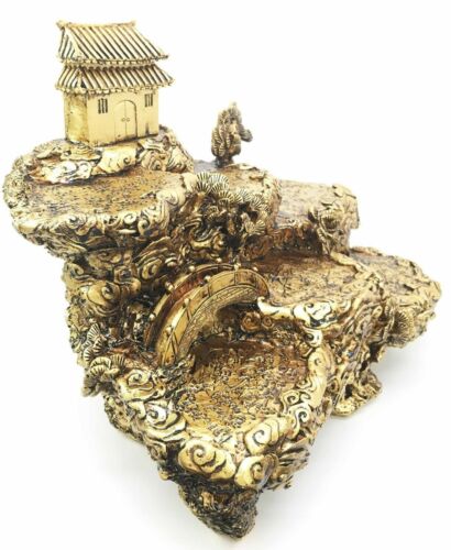 Ebros Gift Buddha Zen Mountain Scenery Monastery Temple Display Figurine For Miniatures